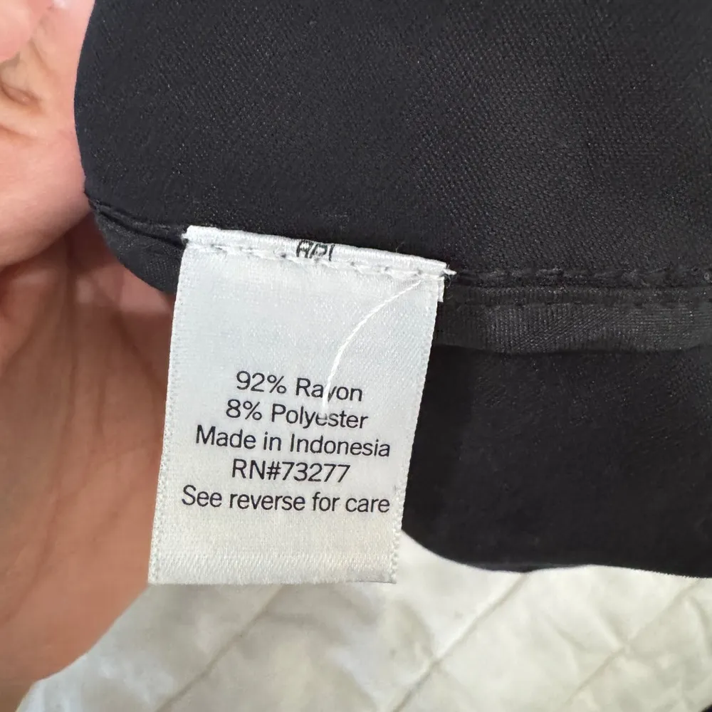 Nine West Black Utility Wrap Dress with Pockets and Belt | Size XS - Image 4