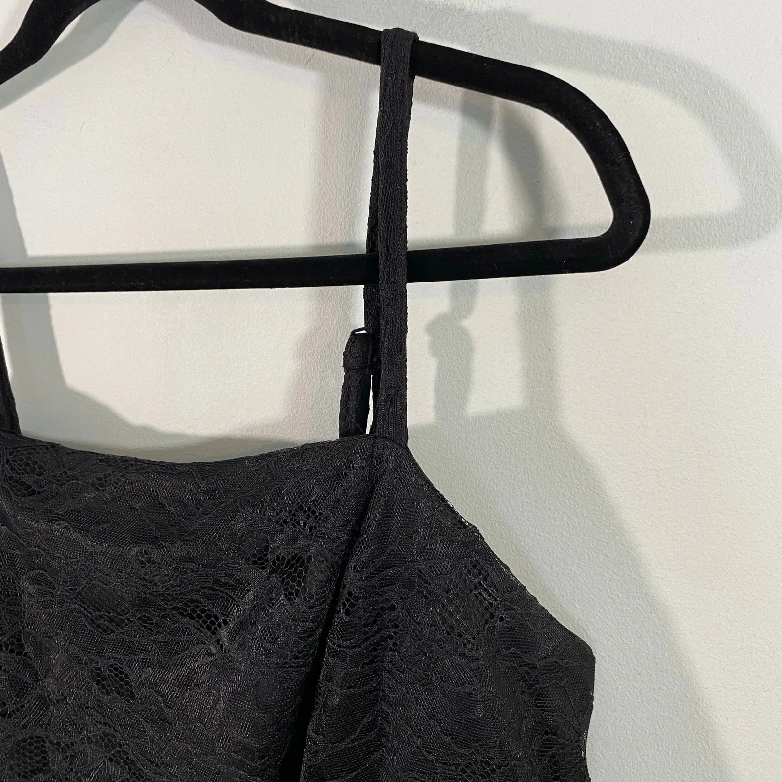 Torrid Women Black Lace Tier Ruffles Babydoll Mini Dress Size 1 Whismygoth - Image 4