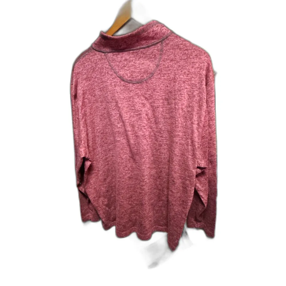 IZOD Advantage Performance Quarter-Zip Pullover - Red - Size XL - Image 3