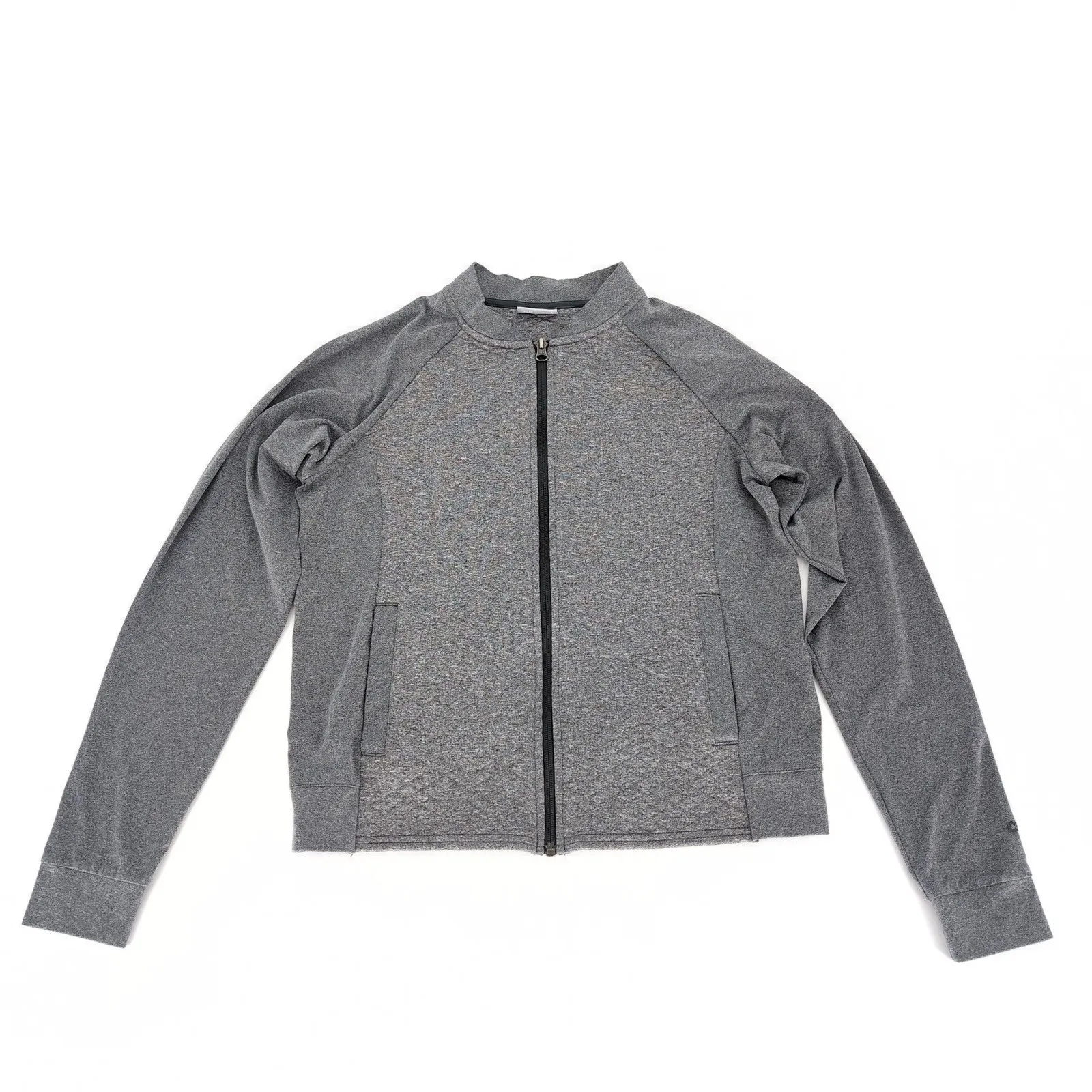 Columbia Women Polyester Gray Grey Full Zip Jacket with Pockets - Size S - EUC - Image 12