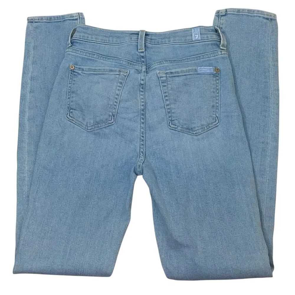 7 For All Mankind High Waist Skinny Slim-Fitting Women’s Jeans Size 25 - Image 6