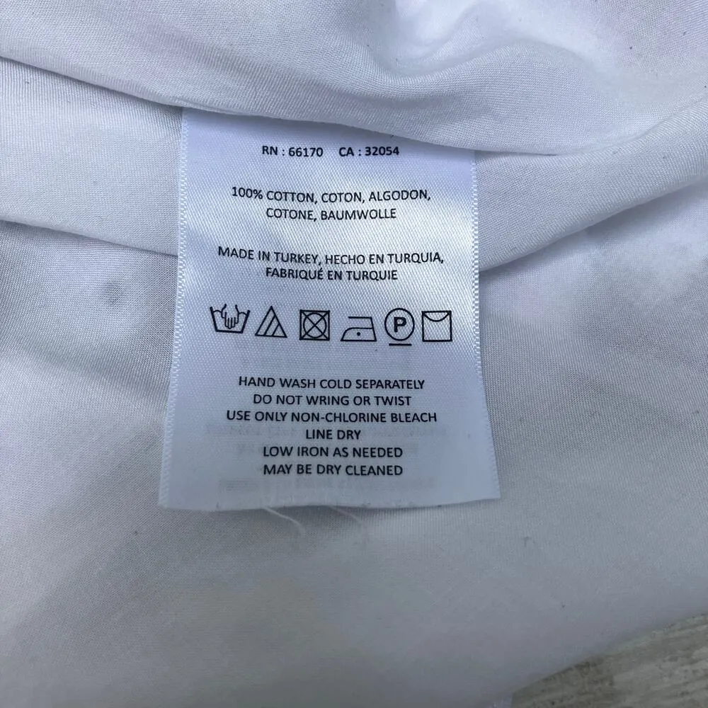 HD in Paris Anthropologie Watermelon Midi Dress Sz 8 White One Shoulder Fruit - Image 9