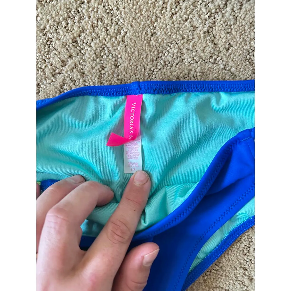 Vintage Y2K Victoria’s Secret Bikini Set – 32B Top / Small Bottoms - Image 4