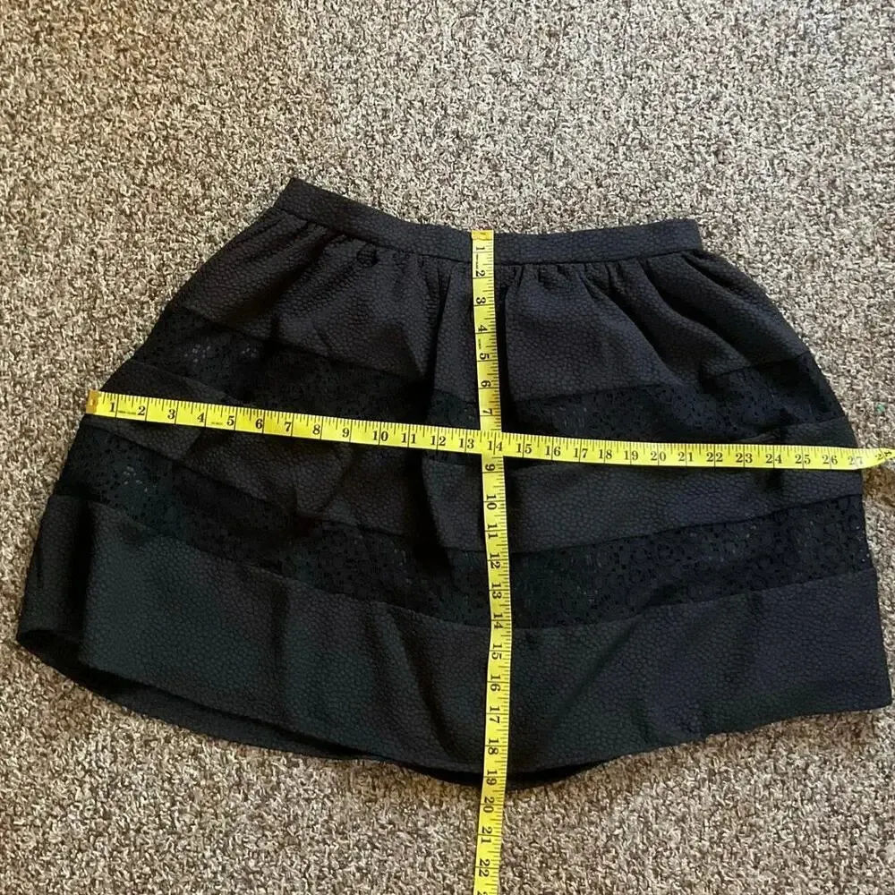 Xhilaration petite women’s  size L mini skirt black party night out dressy - Image 8