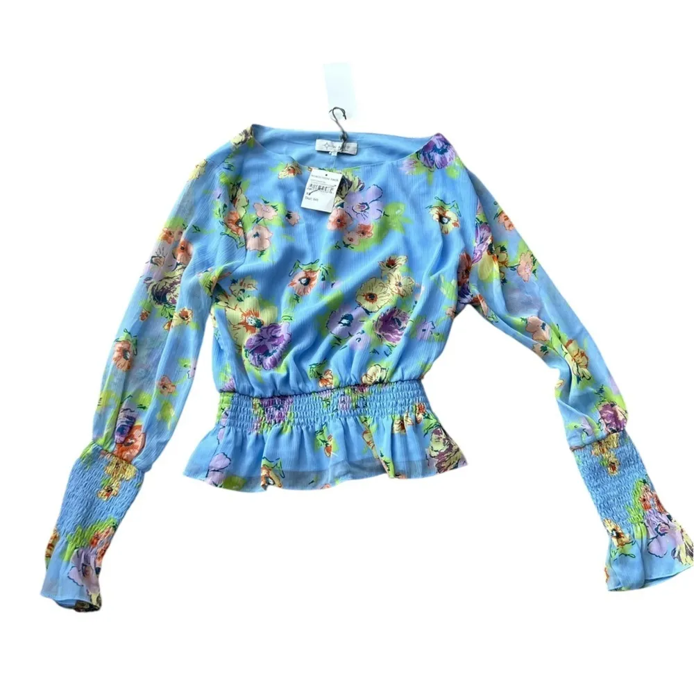Wayf Women's xs‎ Floral Off-Shoulder Long Sleeve Blouse Spring Casual - Image 5