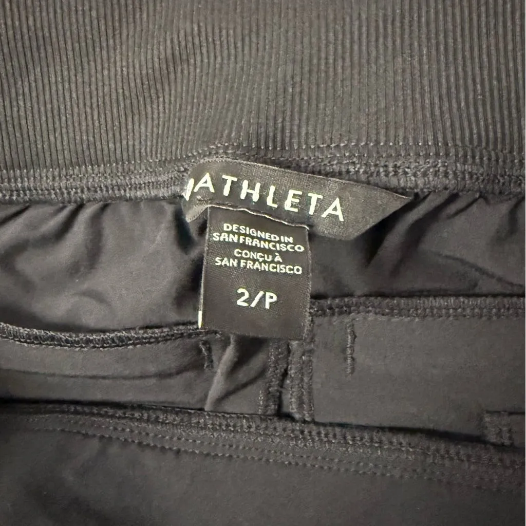 Athleta Brooklyn Mid-Rise Ankle Pants Black Size 2 Petite Stretch - Image 5