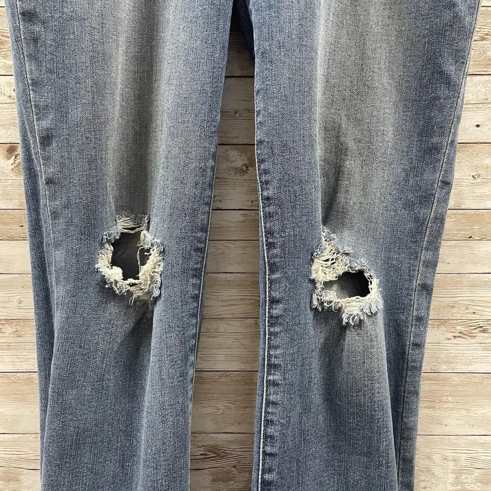 Joe's Womens 29 Jeans Hi-Rise‎ Straight Crop Stretch Celina Distressed 5-Pocket - Image 5