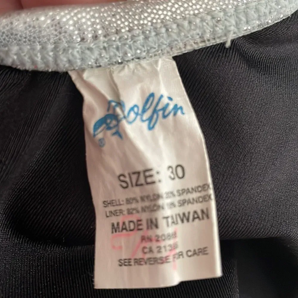 Dolfin  Silver Metallic One Piece Training Swimsuit - Image 7