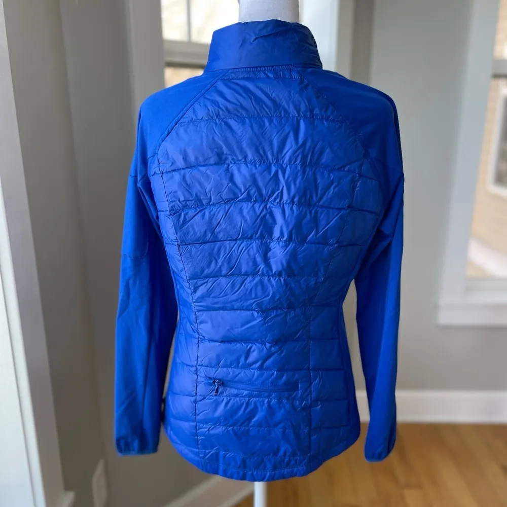 Calvin Klein Performance Cobalt Blue Activewear Asymmetrical Full Zip Jacket S - Image 3