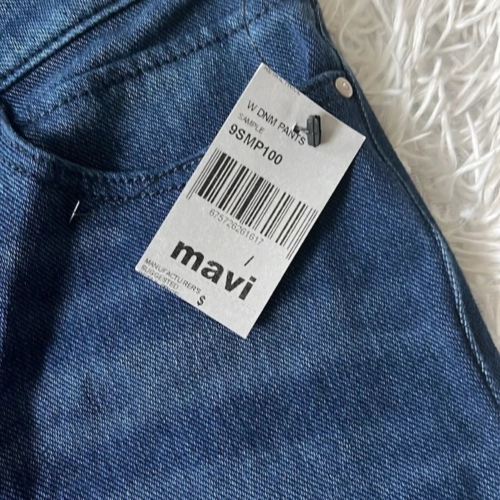 New Mavi Indigo Move Ida Mid rise Mermaid flare jeans in indigo size 27 Black - Image 3