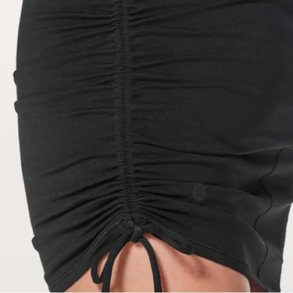 Lululemon Cinch It Dress Black - Image 8