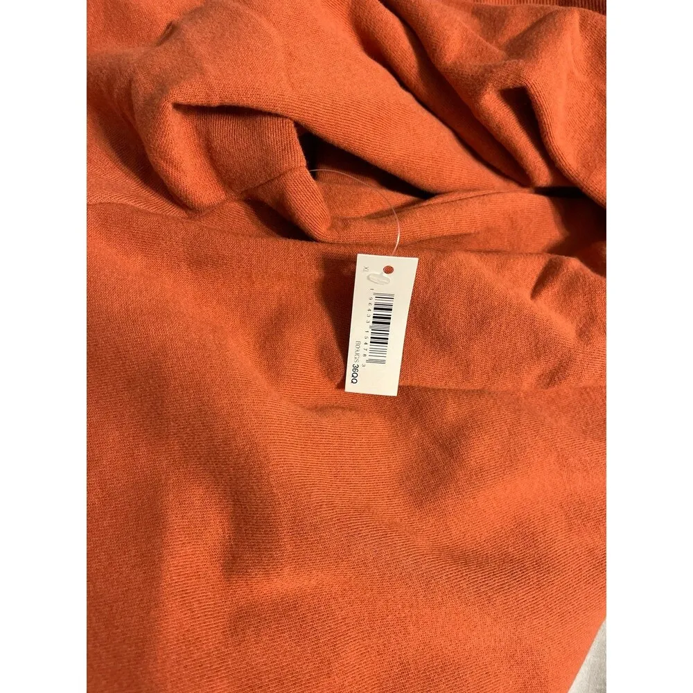 Amazon Essentials Fleece Tunic Sweatshirt Size XL Rust New With Tag - Image 5