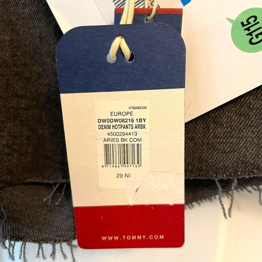 Black Denim Shorts Tommy Jeans Hot Pants - Image 7