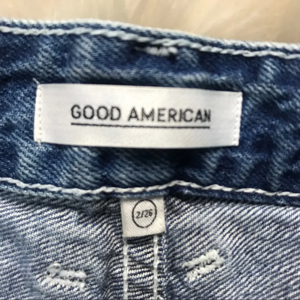 good american high waisted cutoff denim 26 - Image 3