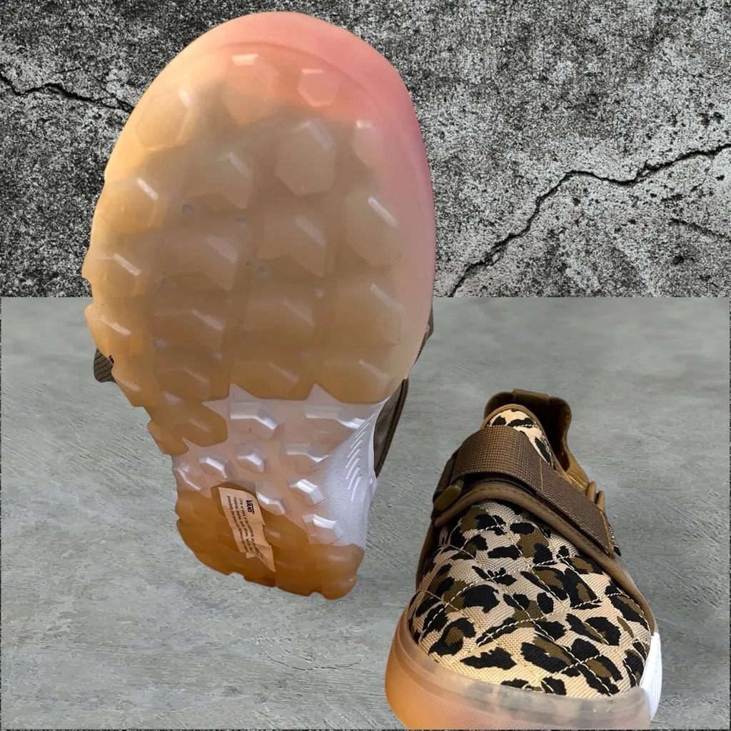 •NEW• VANS COMFYCUSH ULTRARANGE CHEETAH SLIPS W/ STRAP 10W/8.5M - Image 9