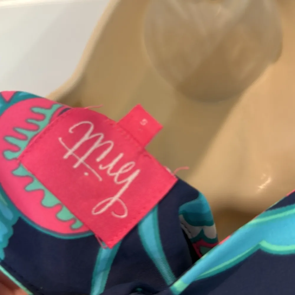 Britt bright floral sheath dress Small Blue - Image 7