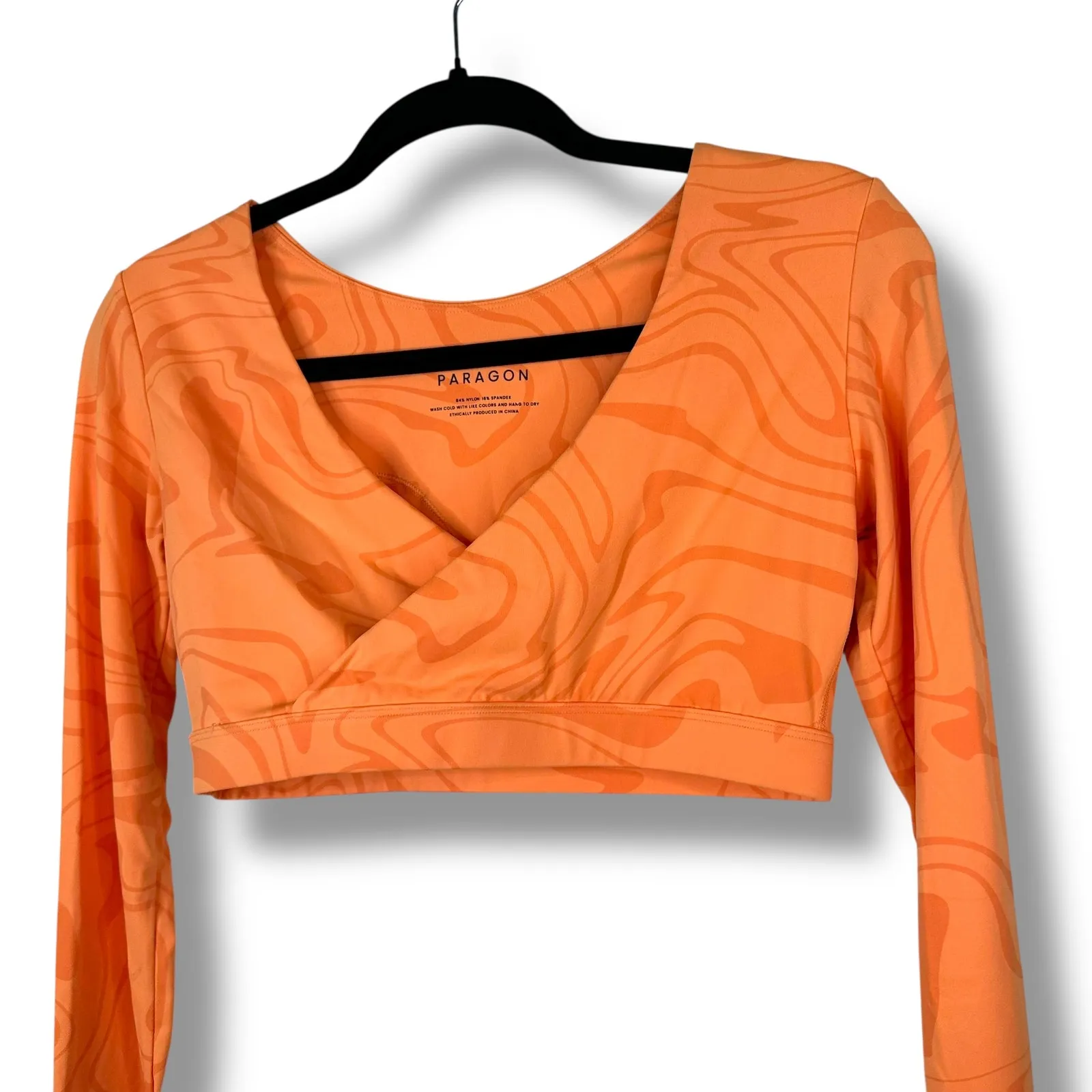 Paragon Fitwear Creamsicle RecStretch DesB Infinite Reversible Long Sleeve Bra - Image 7