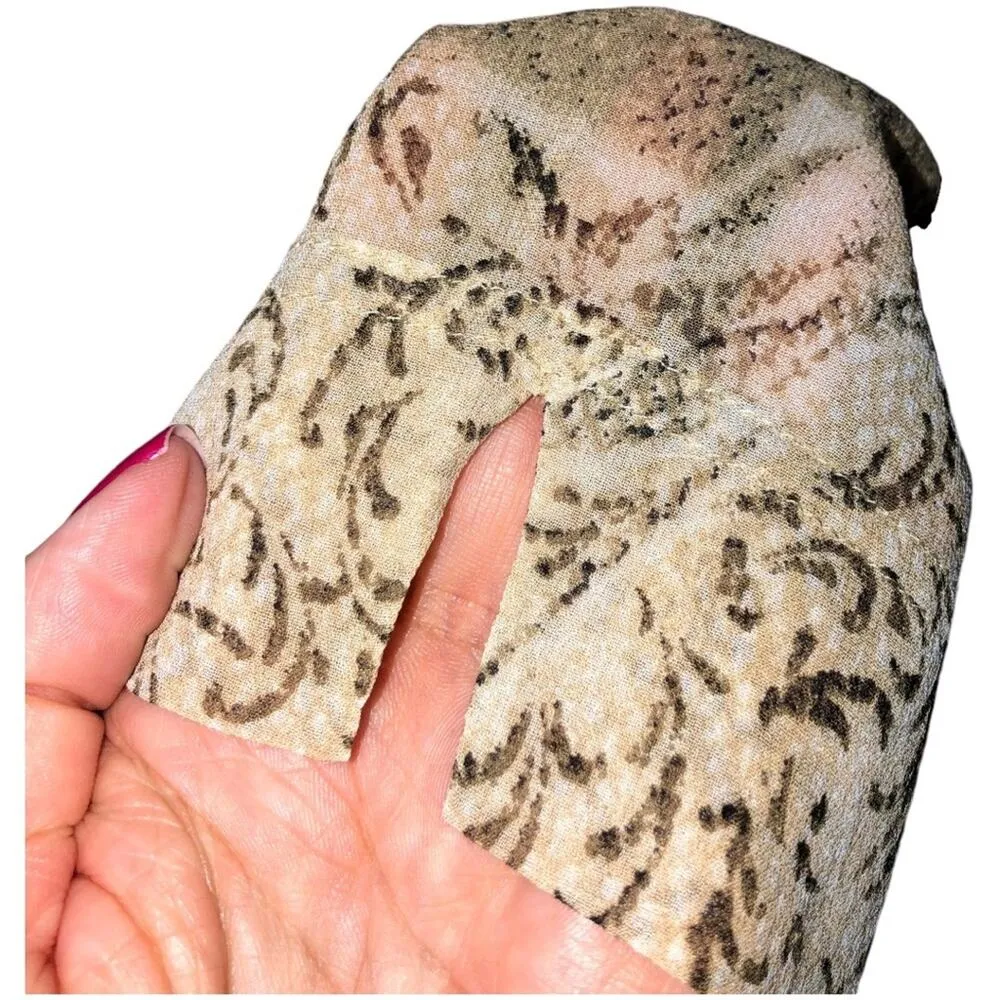 Chico’s Kanya Embellished Semi Sheer Tunic Top Small NWT - Image 6