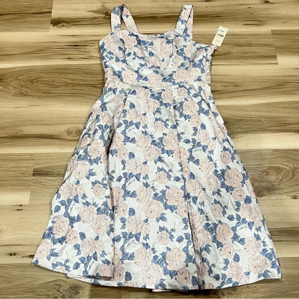 NEW Nanette Nanette Lepore Sheer Pink Multi Bella Donna Dress Women’s 10 - Image 2