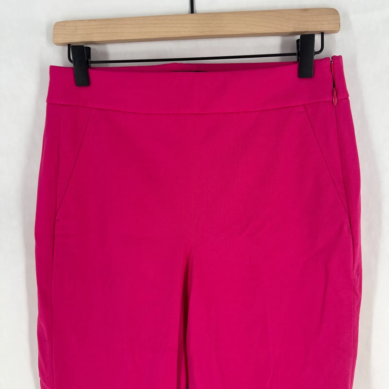 J. Crew Remi Crop Pant Womens 6 Pink Stretch All Day Comfort Streetwear Classic - Image 3