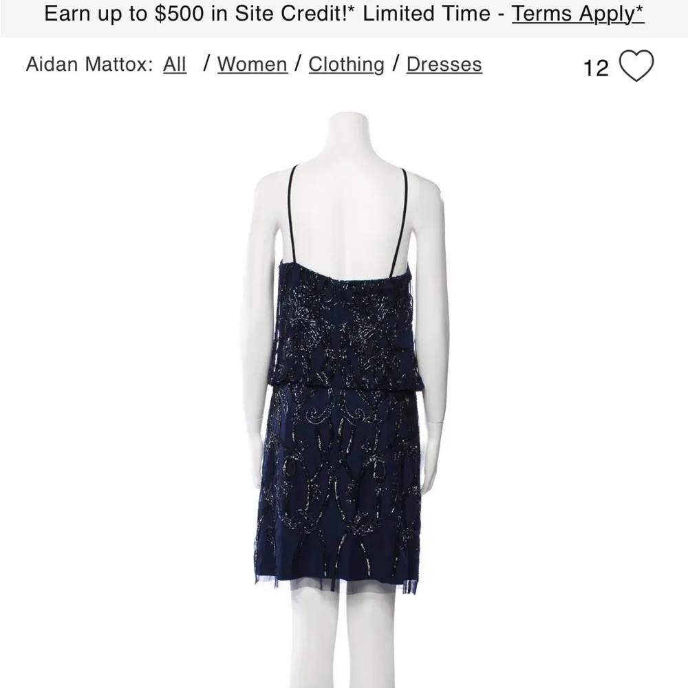 Adrian Mattox beaded dress - Image 7