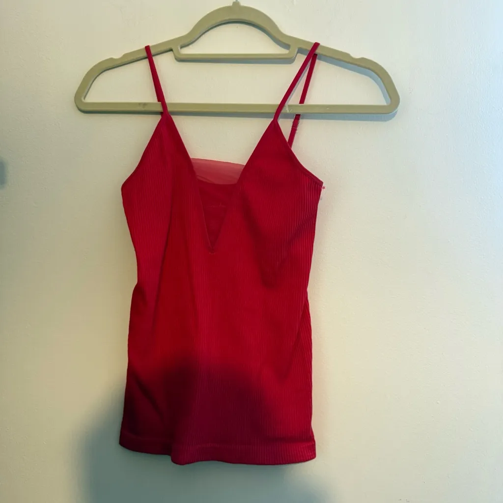 Free People Red Tank Top - Image 4