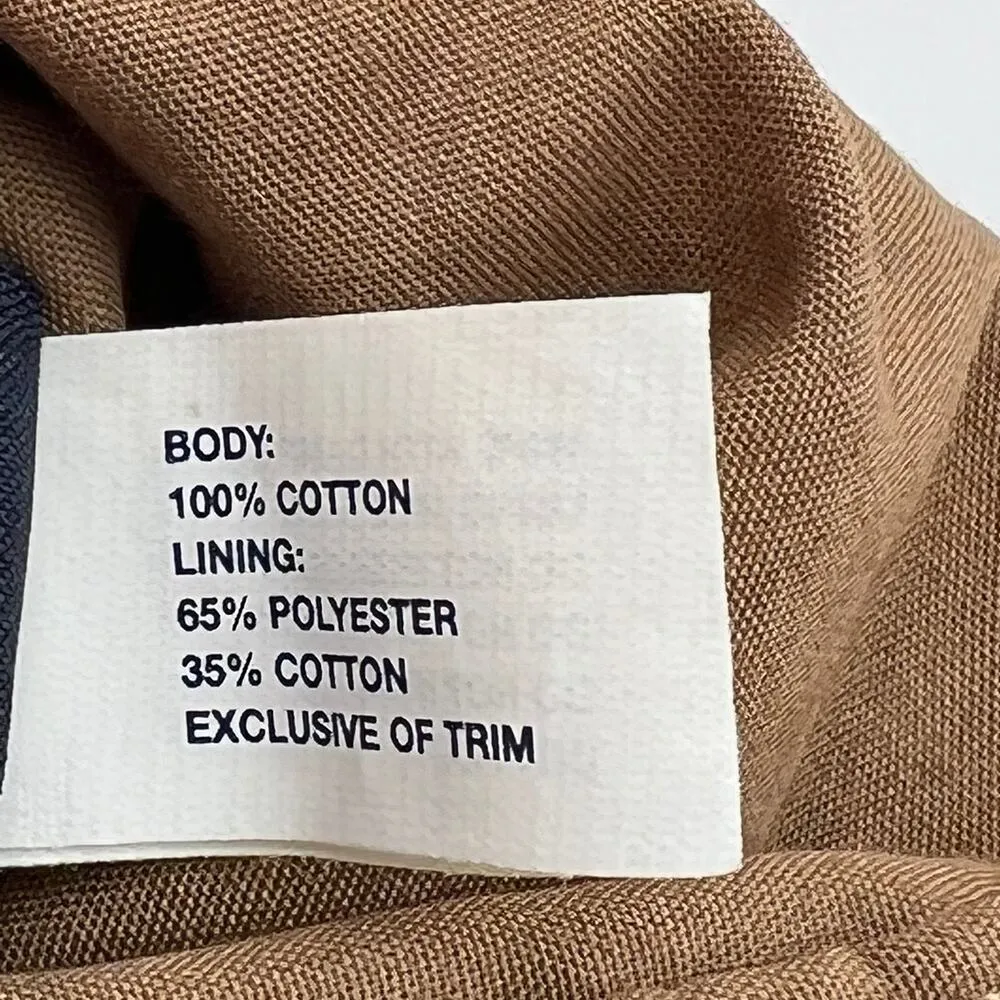 GAP Fruit Print Canvas Frame Handbag Multicolor Denim Satchel Bag Vegan - Image 7