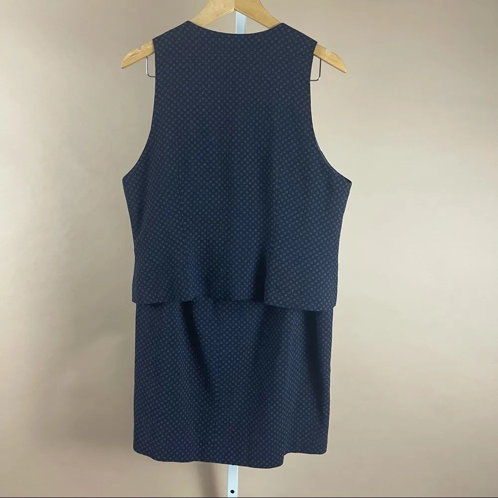 Austin Reed Vintage 14 Petite Wool Skirt Vest Suit Set Teacher Modest Office Blue Size 14P - Image 2