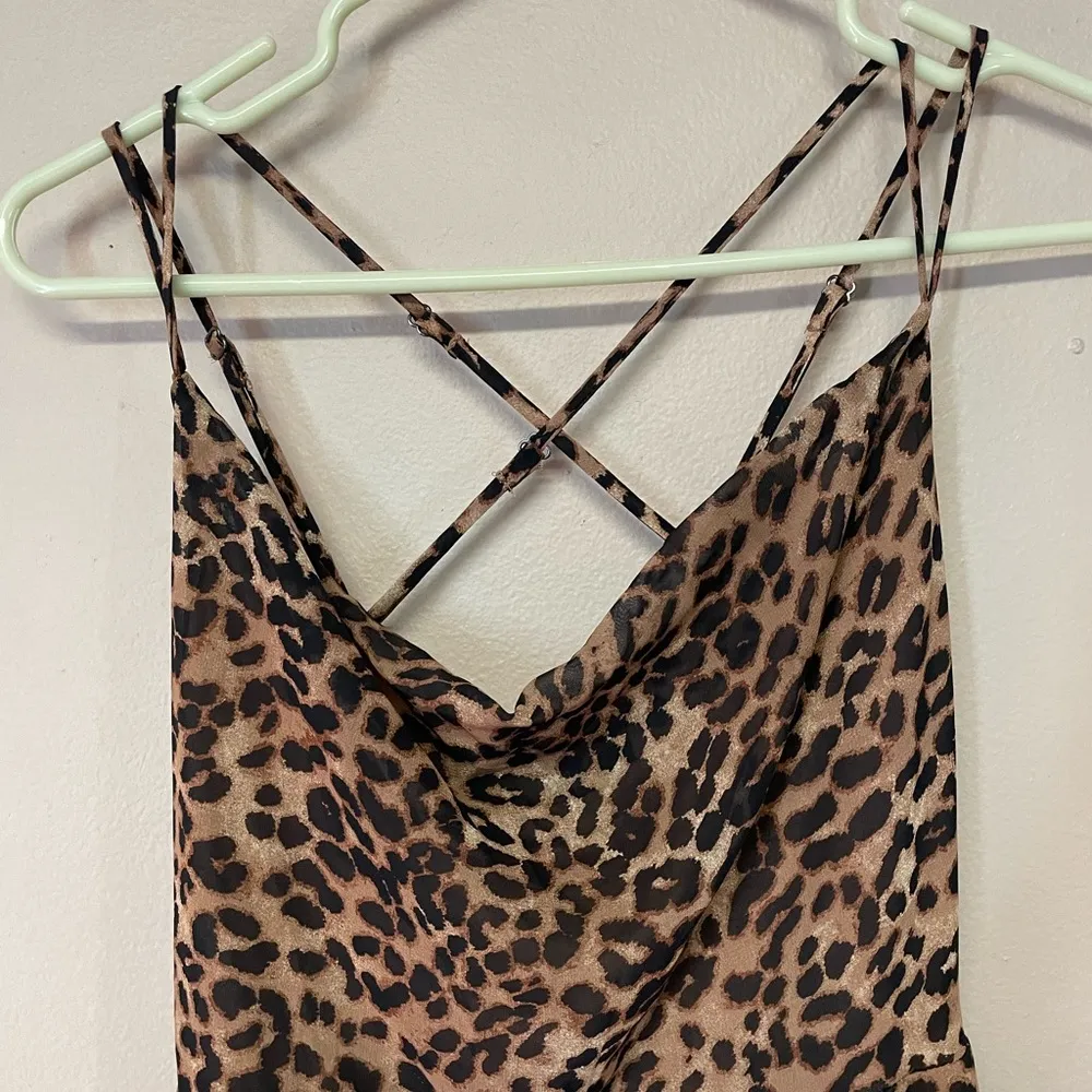 Cheetah Slip Dress - Image 2