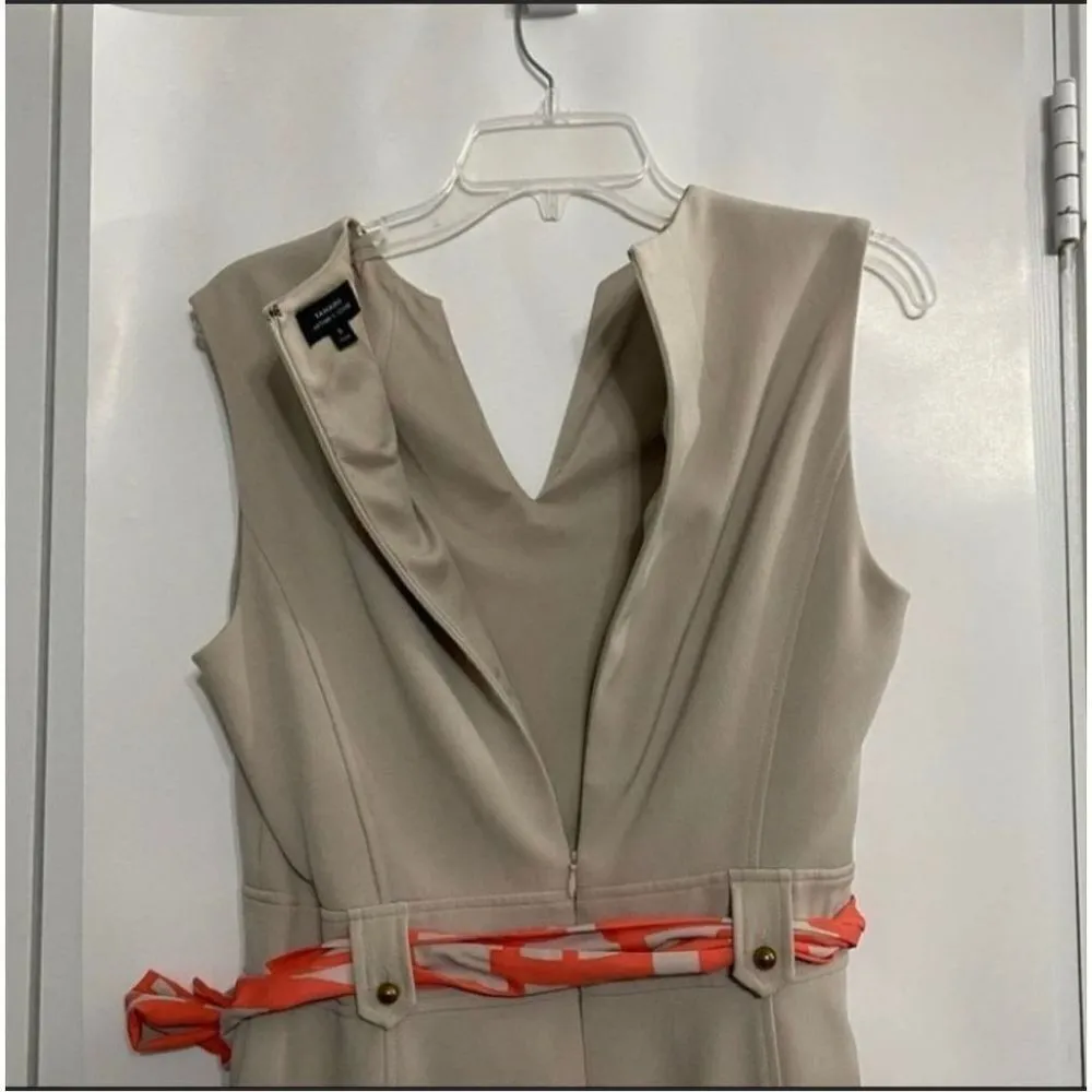 Tahari ASL belted notch neck Sheath dress size 8 - Image 4