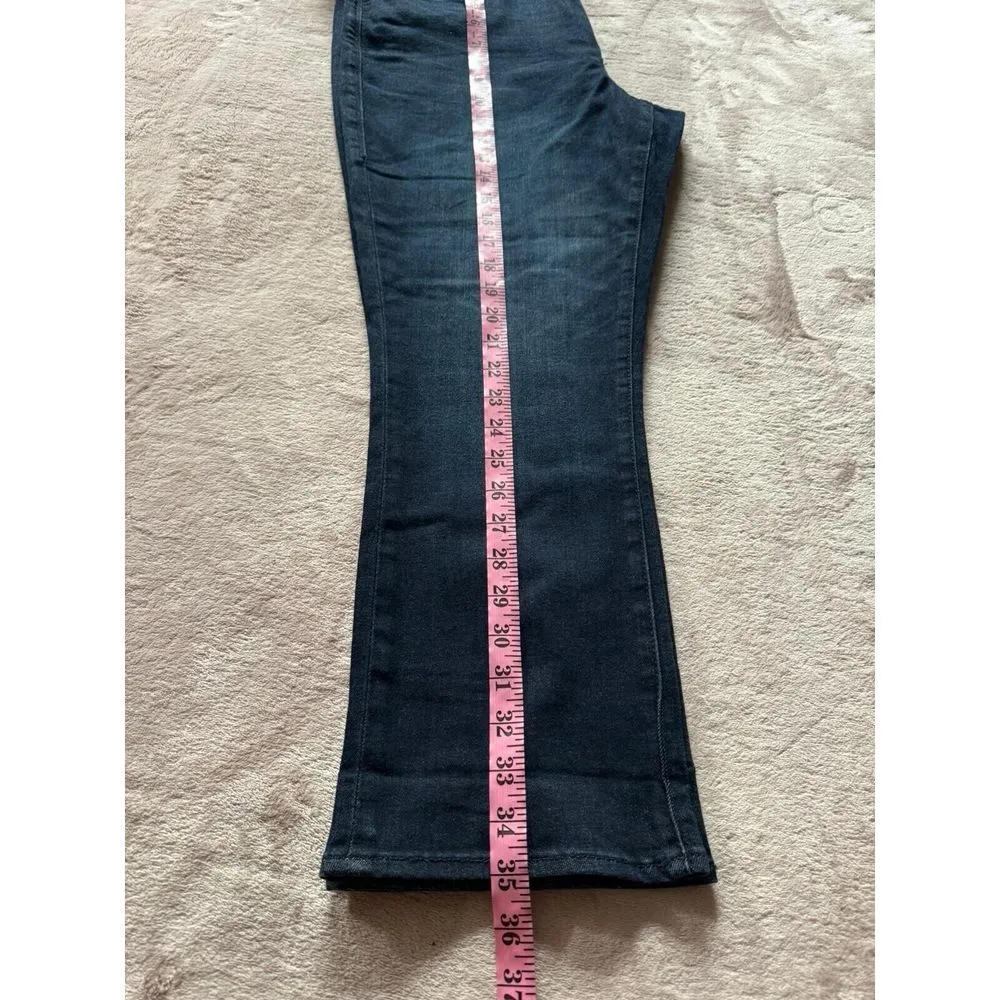 Rock & Republic Jeans Women's Kendall Blue Denim Jean Mid Rise Capri Size 16 NWT - Image 11