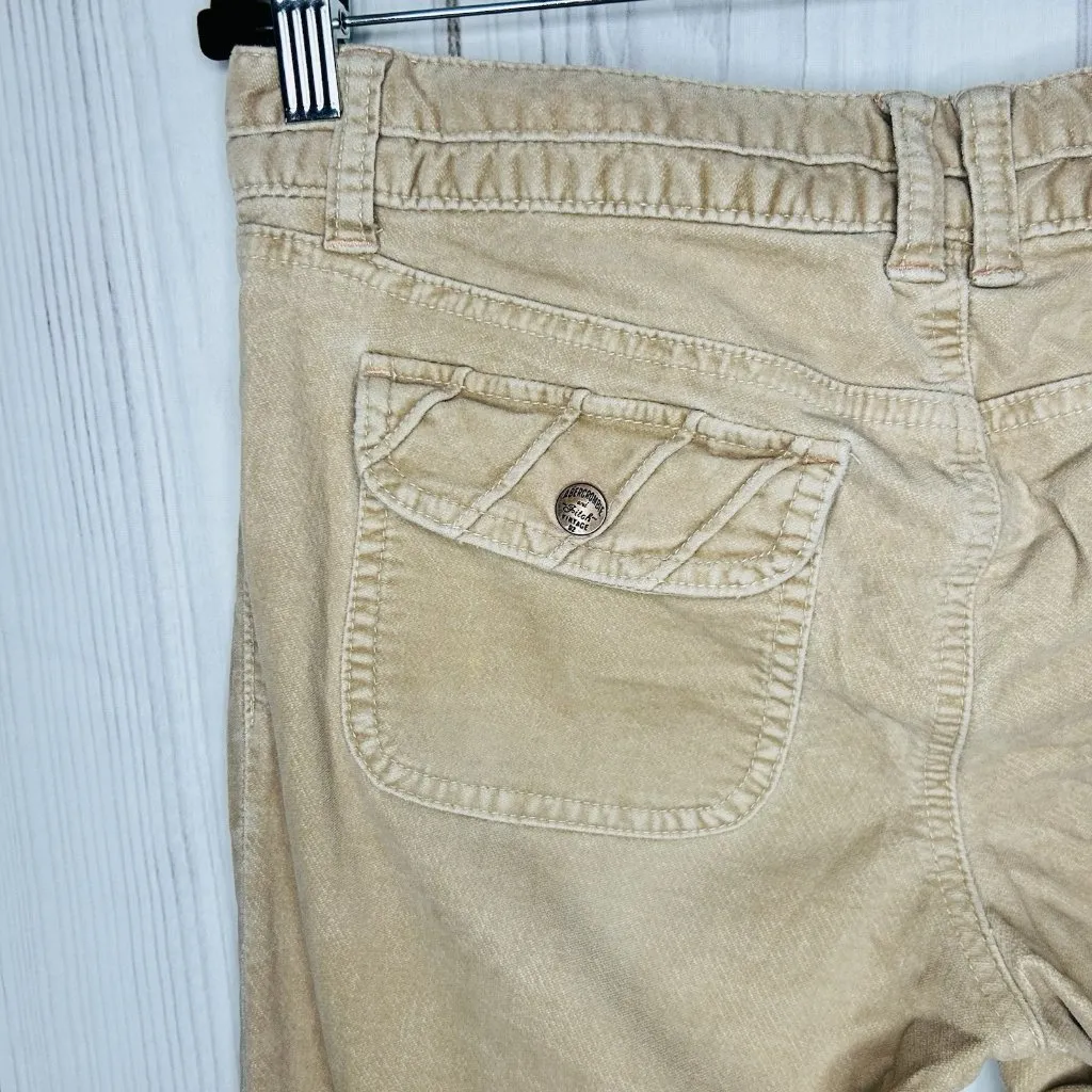 Abercrombie and Fitch Vintage Khaki Jeans Pants Sz 8 (32x31) Flare Low Rise Y2K - Image 10