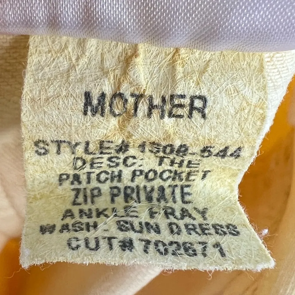 MOTHER The Patch Pocket Ankle Fray Jean in Sun Dress Wash Size 24 - Image 12