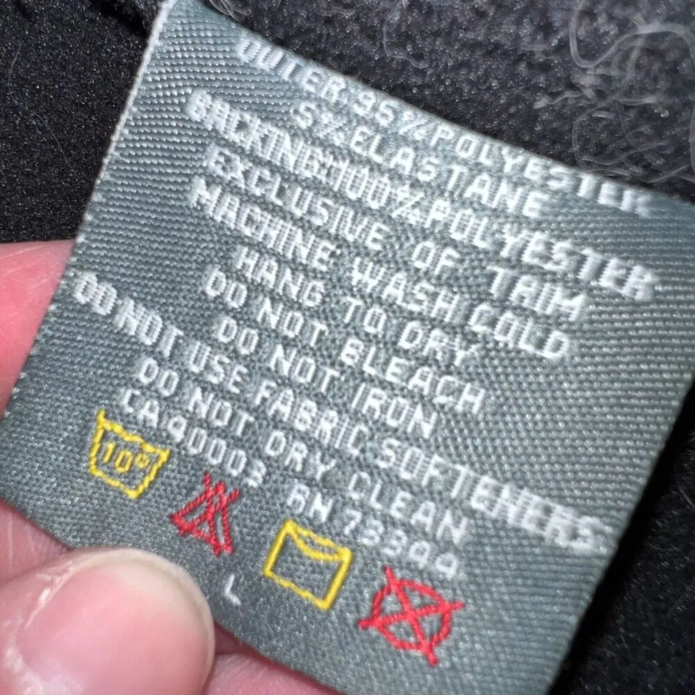 Winter Park Womens Soft Shell Jacket Full Zip Fleece Lined Outdoor Black Large - Image 10