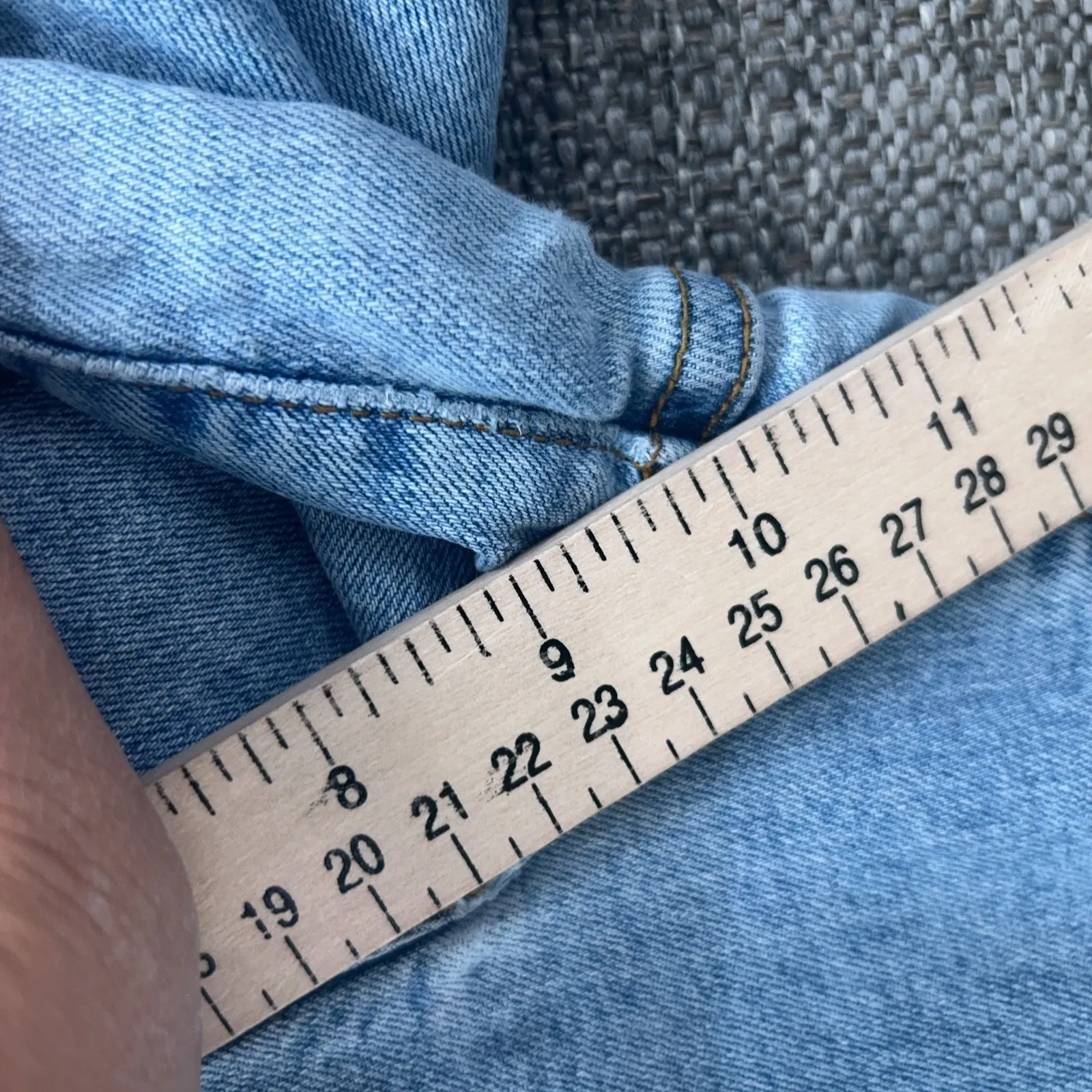 Levis‎ 550 Bootcut Jeans Blue 12 Long - Image 11