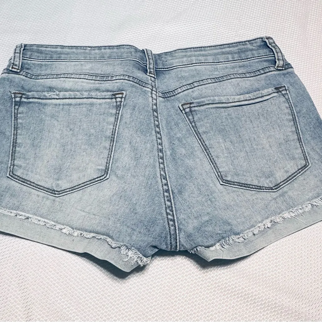 STS Blue Jean Shorts Light Blue Mid-Rise - Image 2