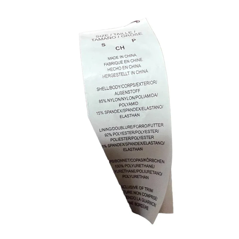 Kate Spade Belted‎ Plunging Halter One-Piece Swimsuit Cabarnet Purple Size Small - Image 11