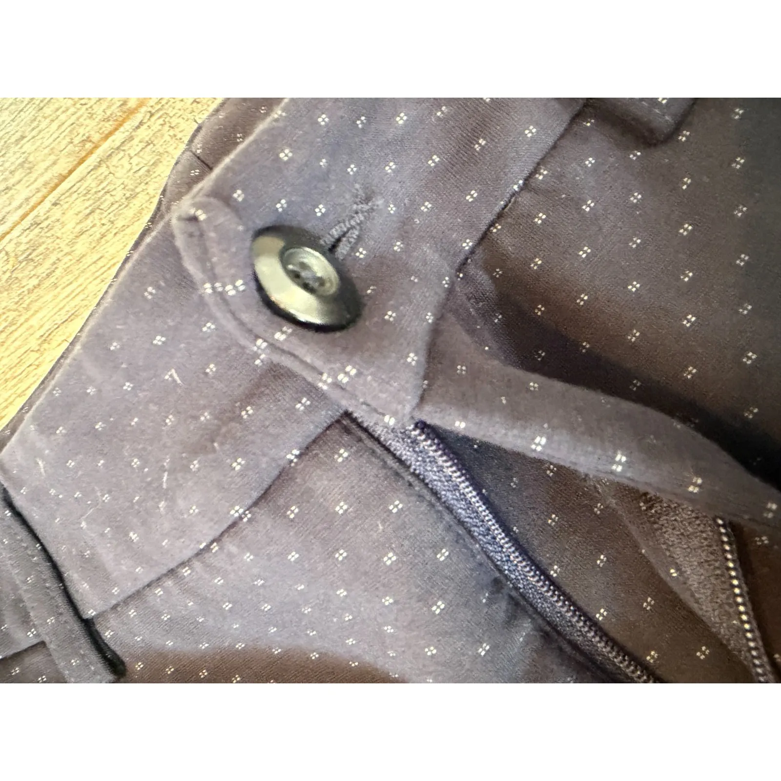 Cabi Pants 5679 Carriage Trouser Size 2 Navy Blue AOP Ankle Pant #5679 Knit - Image 13