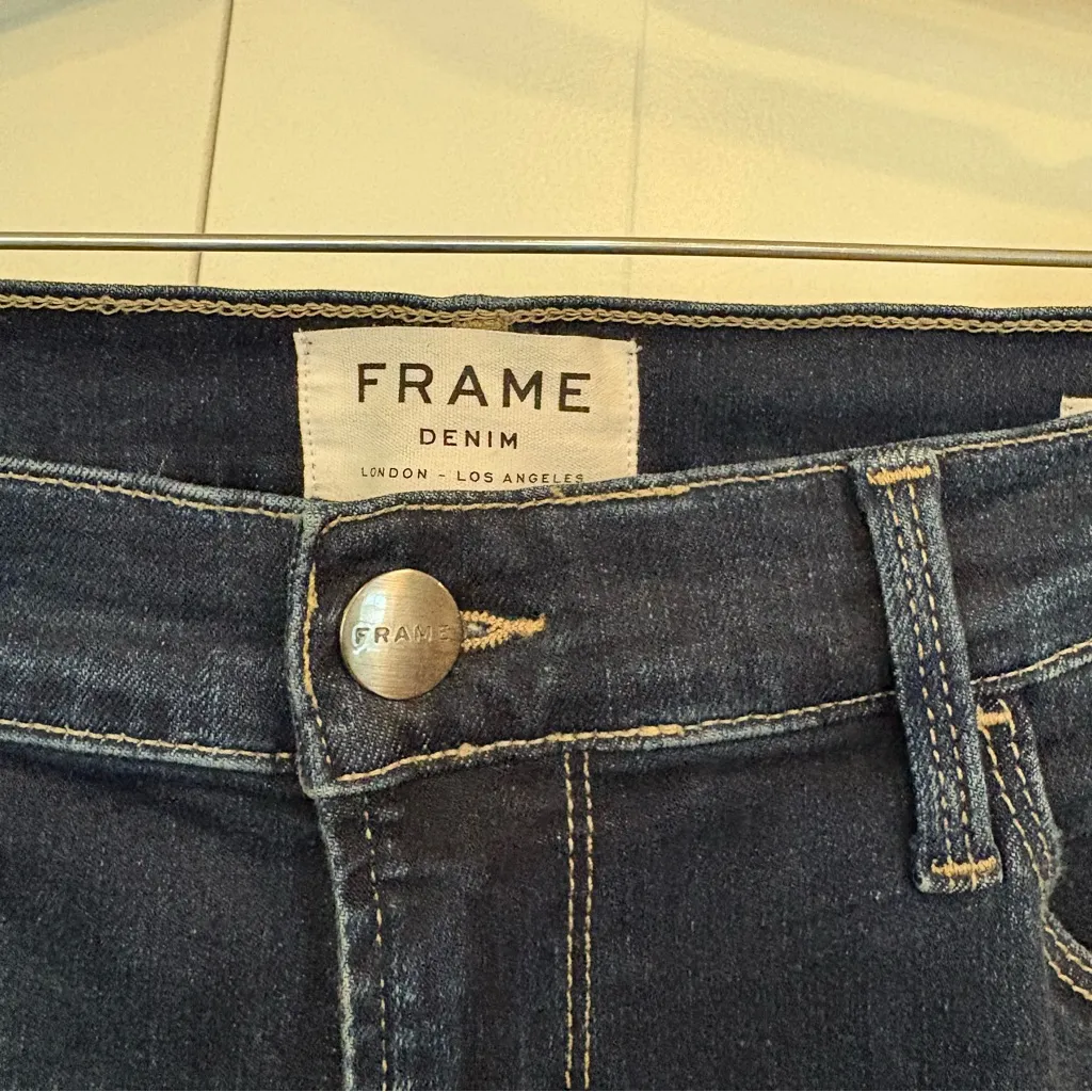 Frame Le Skinny de Jeanne Crops‎ Size 31 - Image 5
