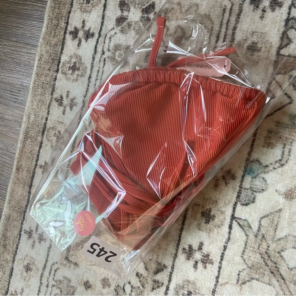 Burnt orange bikini set NWT - Image 8