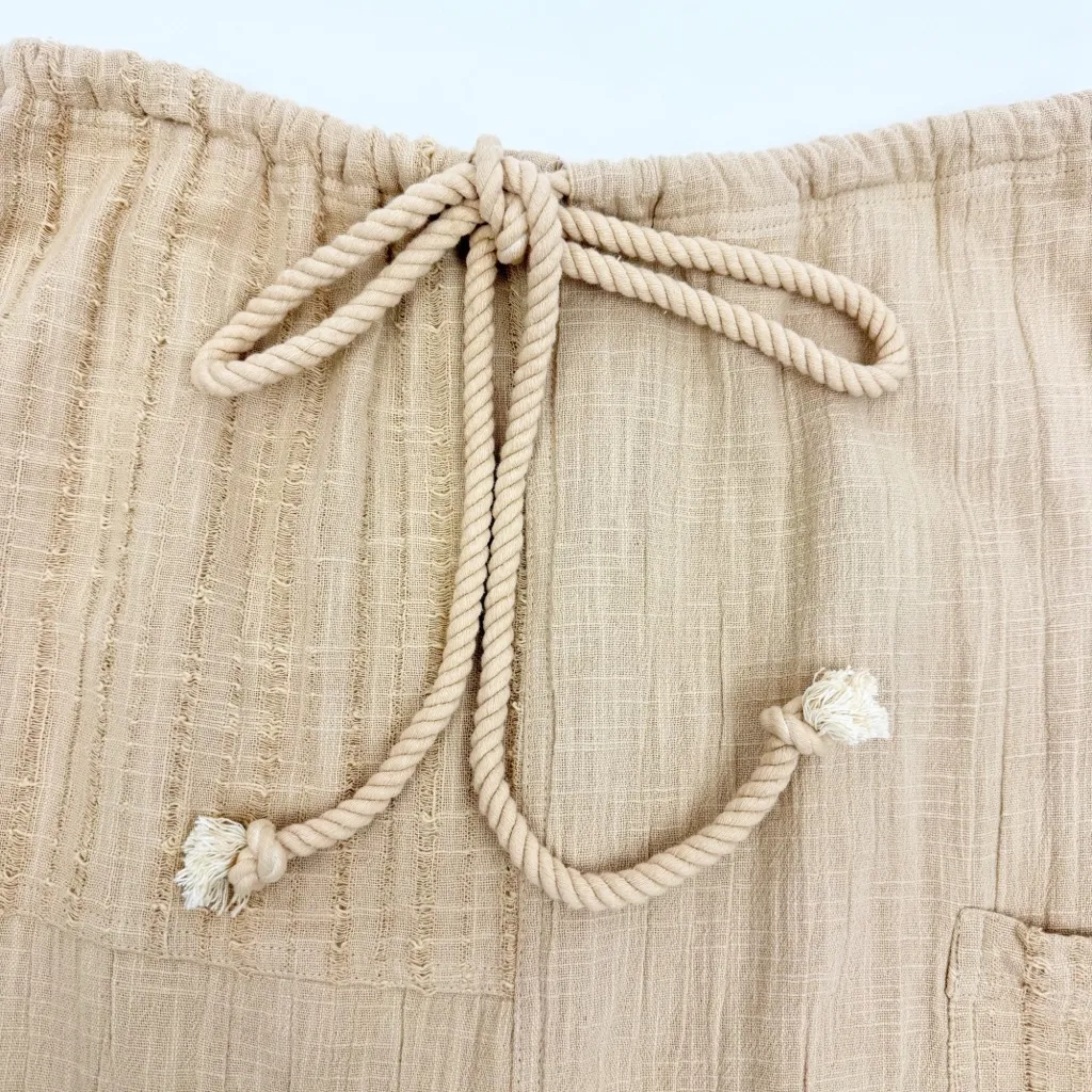 Free People Free-est Collection In The Spotlight Midi Maxi Skirt Cotton Oat Bran - Image 7