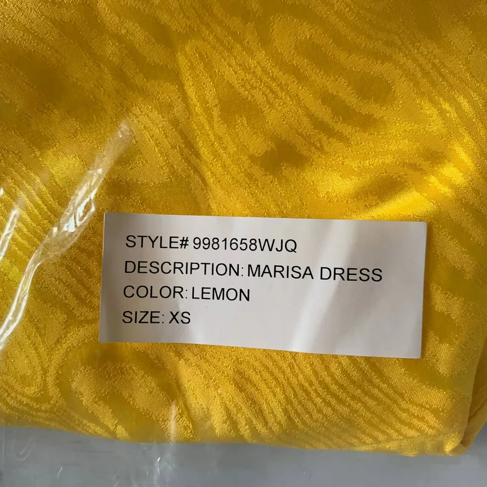 NWT Ronny Kobo Marisa Dress in Lemon Yellow Size XS - Image 6