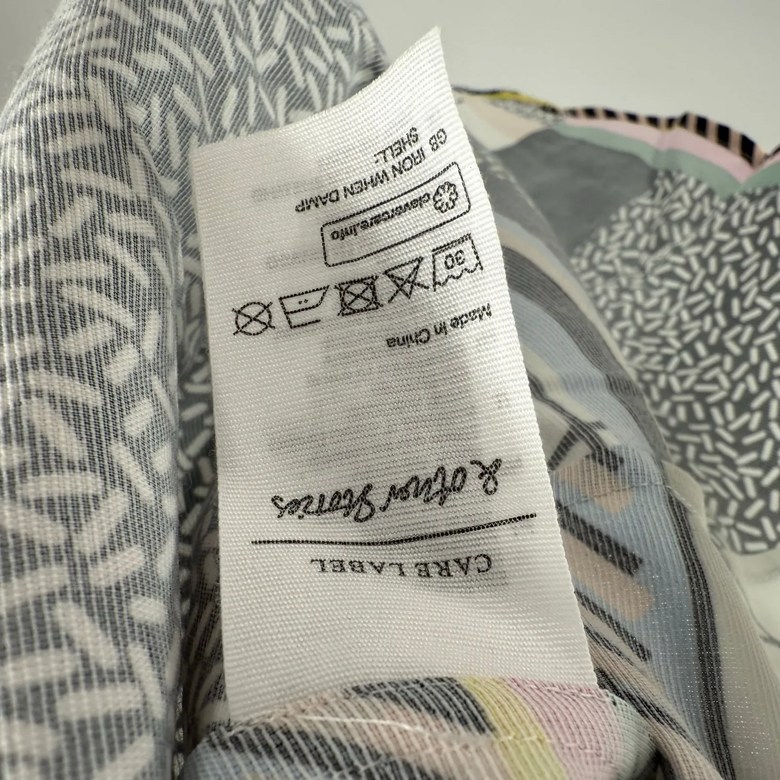 & Other Stories Dress Size 4 Mini Retro Print Graphic Grid Skater Balconette - Image 14