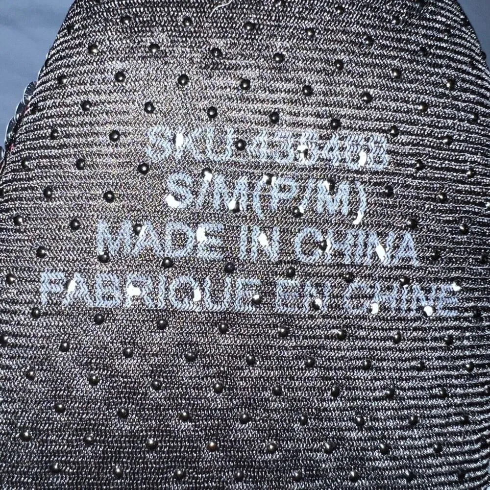 Womens Slippers Sequin Pink and Silver Slip On Fleece Lined Comfy Cozy - Image 6