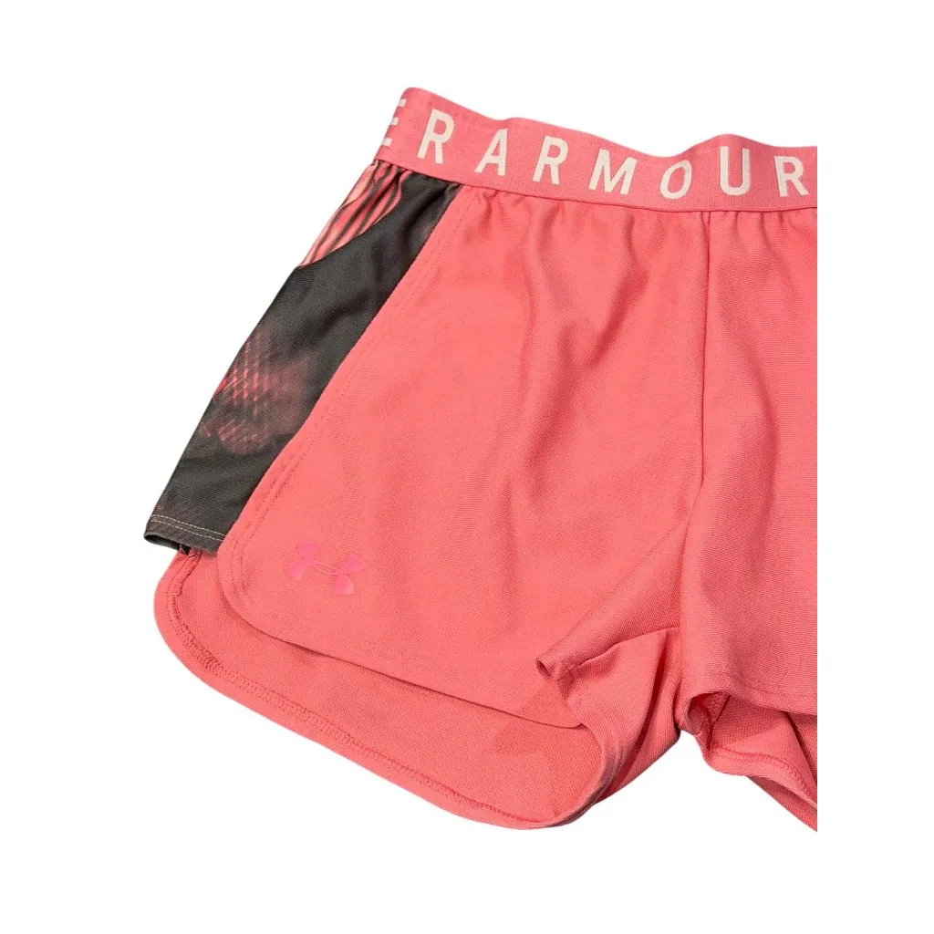 Under Armour Womens XS HeatGear Loose Fit Athletic Running Gym Shorts Activewear - Image 2