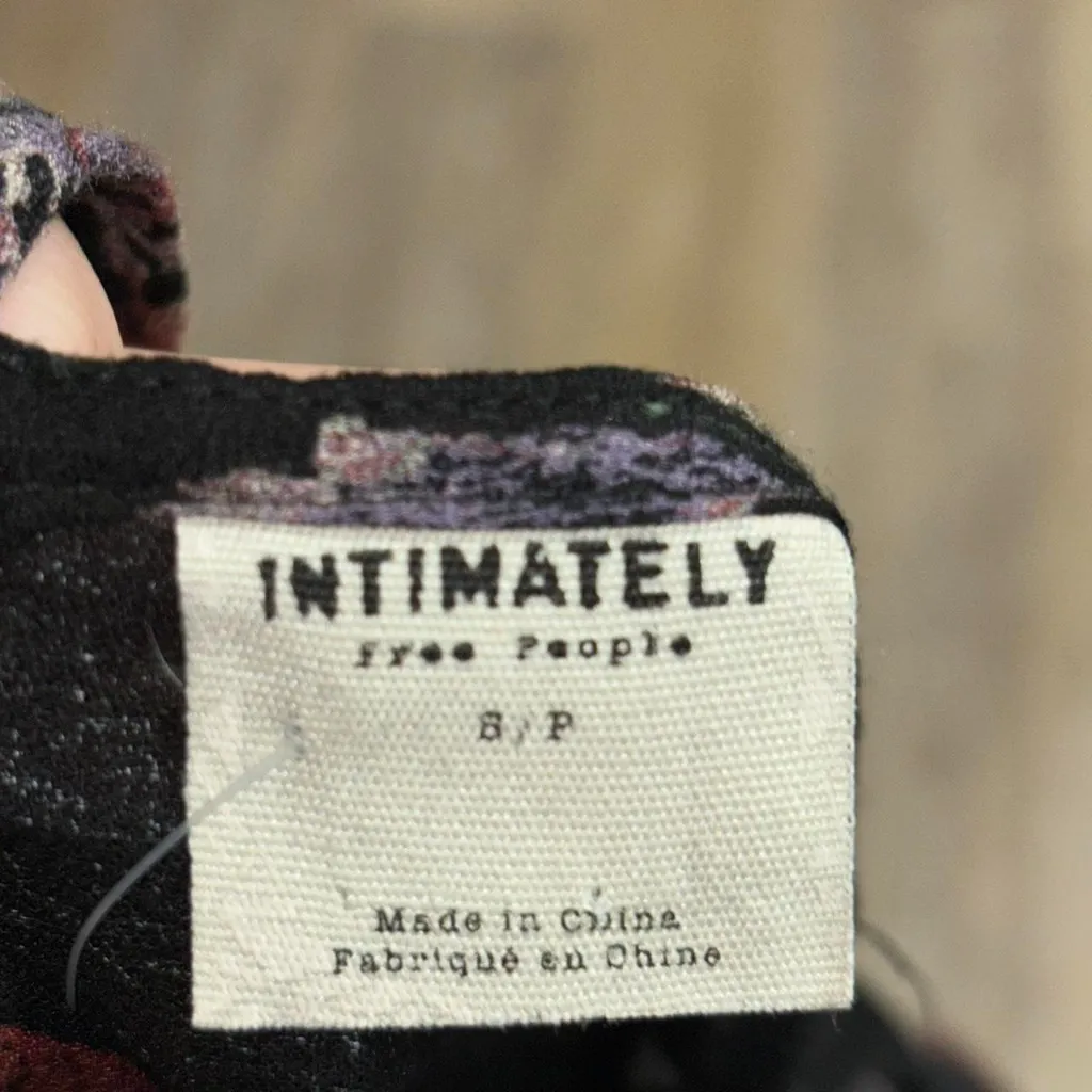 Free People Circle Of Flowers Tiered Ruffle Floral Mini Dres - Image 6