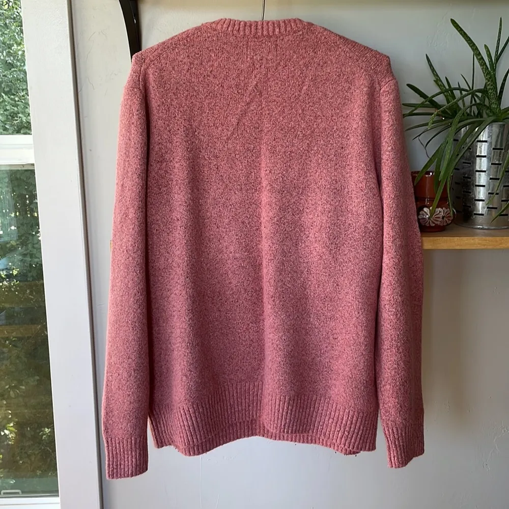 Old Navy Heather Pink Supersoft Oversized Crew Neck Sweater Size XXL - Image 4