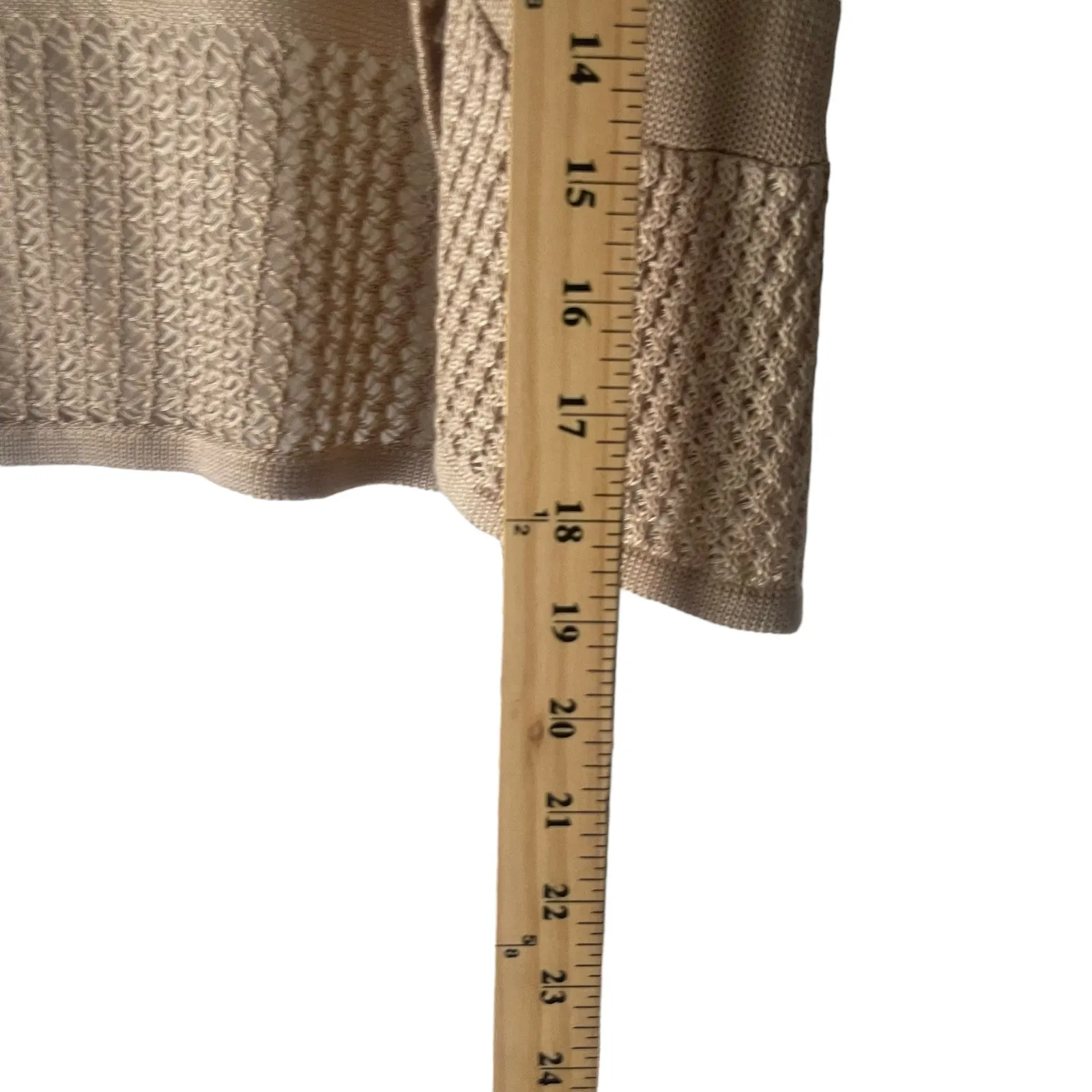 Sweet Kizz Y2k Women's Size Large USA Tank Open Front‎ Cardigan Sweater Brown - Image 8