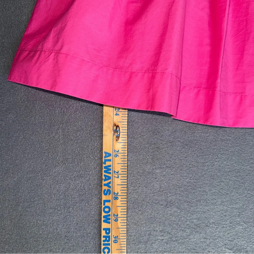 Hollister Pink Strapless Dress Y2K Black Bow elastic bandeau top lined skirt‎ M - Image 4