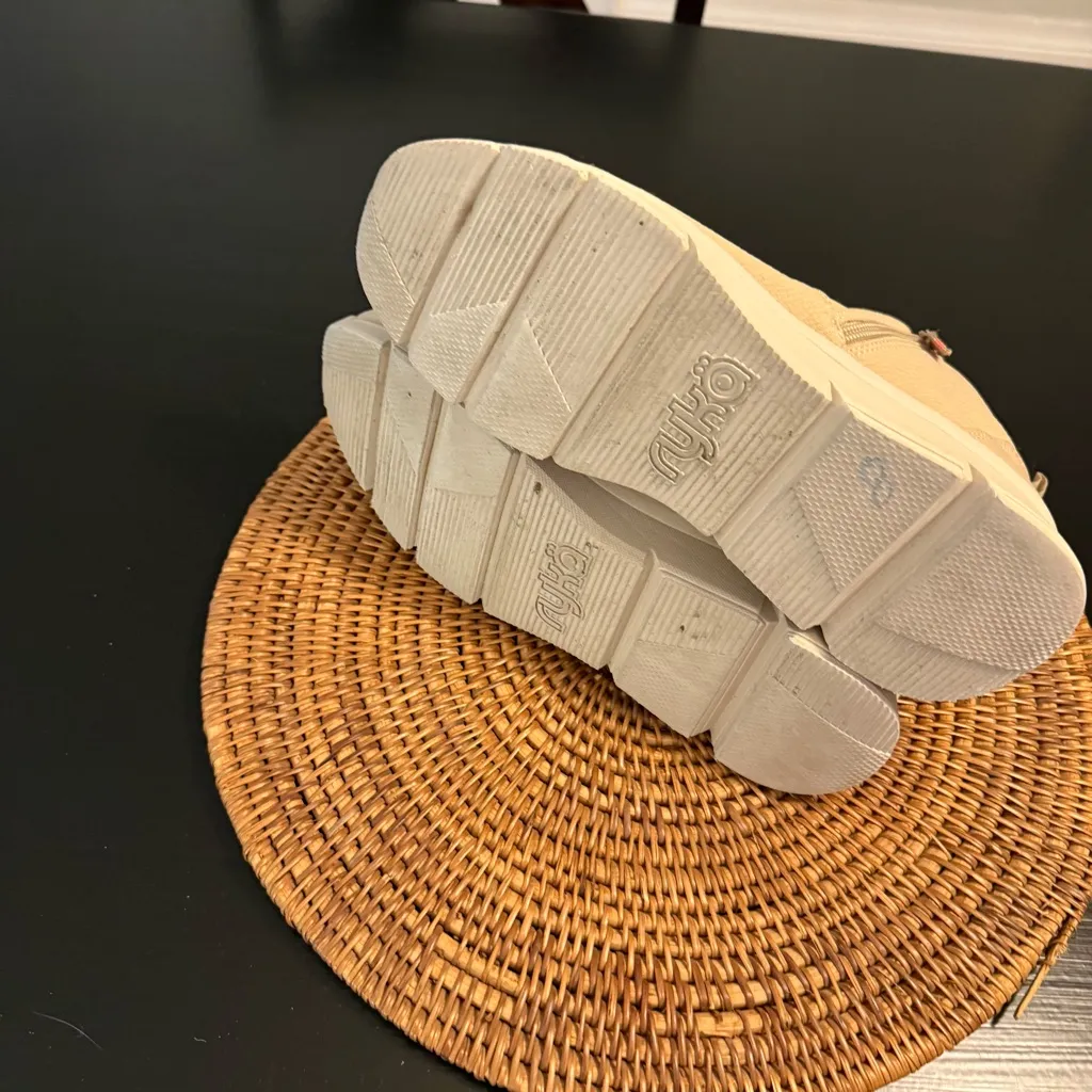 Ryka women’s  Cream Ankle Boots size 9.5 - Image 7